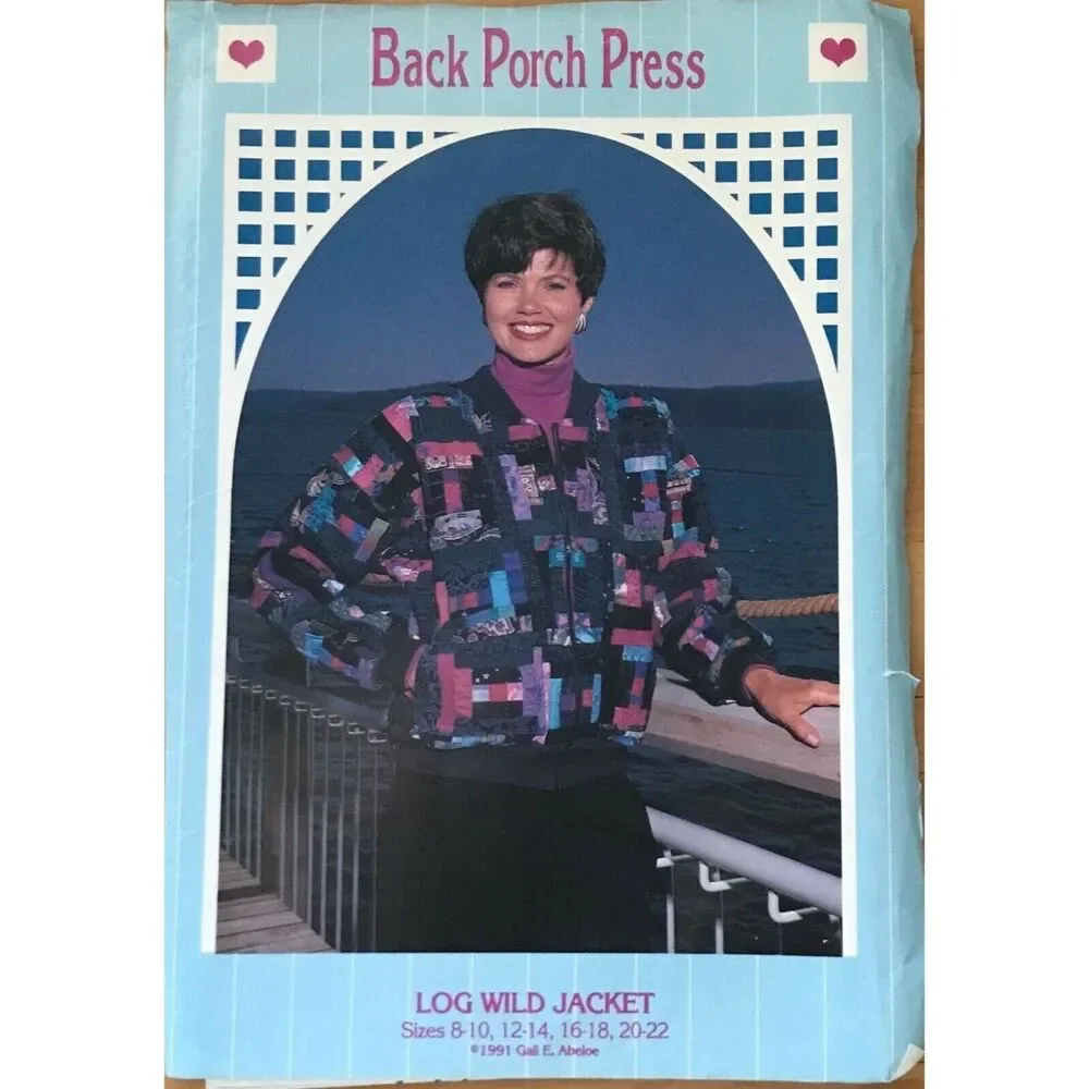 #1235 Sewing pattern Back Porch Press Jacket size 8-22